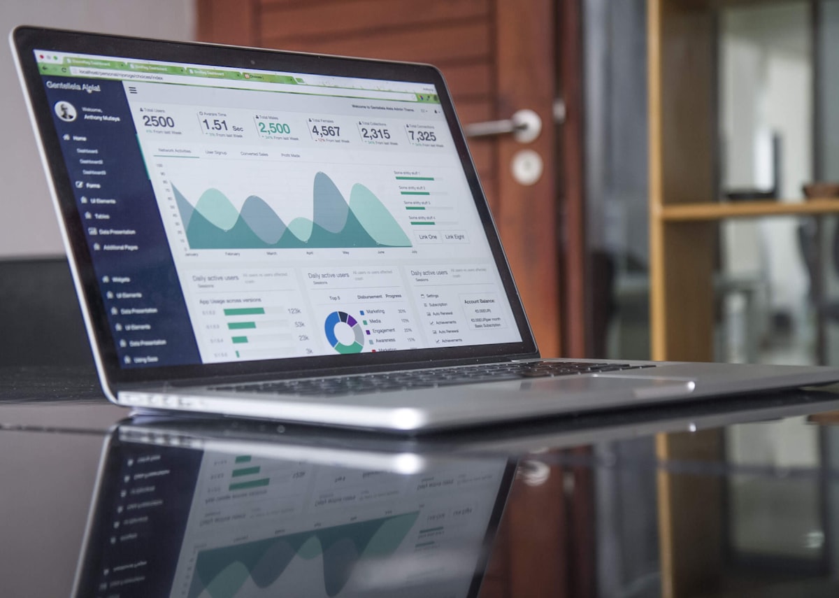 Dashboard digital con múltiples herramientas